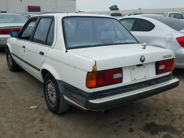 WBAAE6402J8823077 - 1988 BMW 325 AUTOMA WHITE photo 3