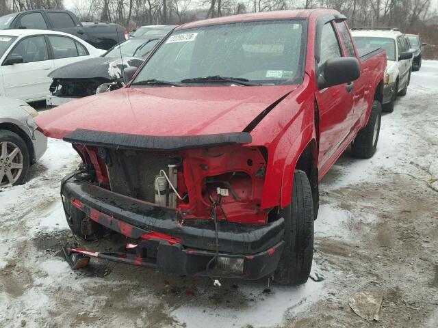 1GCDT196058145229 - 2005 CHEVROLET COLORADO RED photo 2