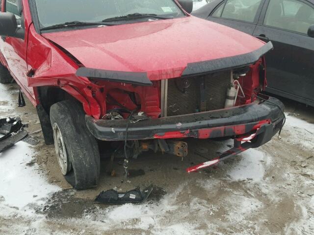 1GCDT196058145229 - 2005 CHEVROLET COLORADO RED photo 9