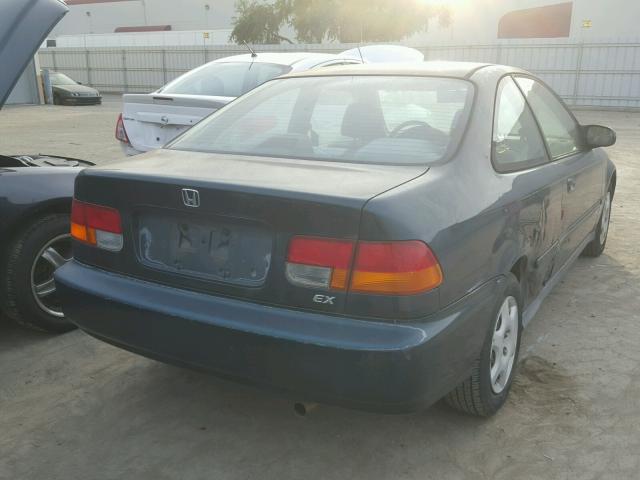 1HGEJ8147WL078920 - 1998 HONDA CIVIC EX GREEN photo 4