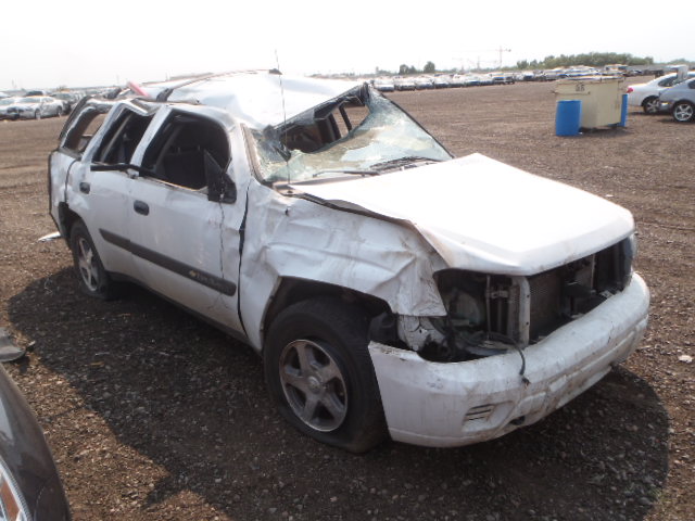 1GNDT13S242255522 - 2004 CHEVROLET TRAILBLAZE WHITE photo 1