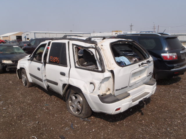 1GNDT13S242255522 - 2004 CHEVROLET TRAILBLAZE WHITE photo 3