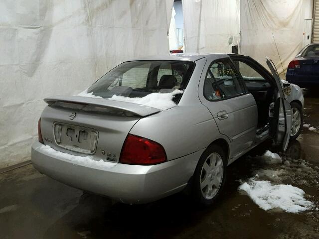 3N1CB51D55L563774 - 2005 NISSAN SENTRA 1.8 SILVER photo 4