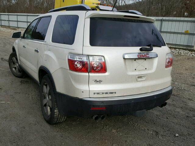 1GKER337X8J174691 - 2008 GMC ACADIA SLT WHITE photo 3