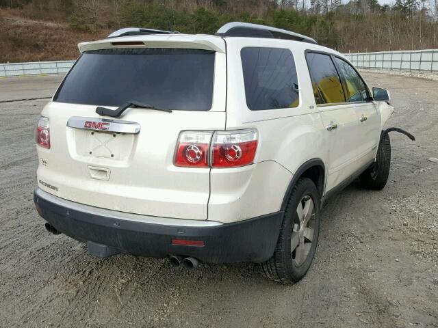 1GKER337X8J174691 - 2008 GMC ACADIA SLT WHITE photo 4