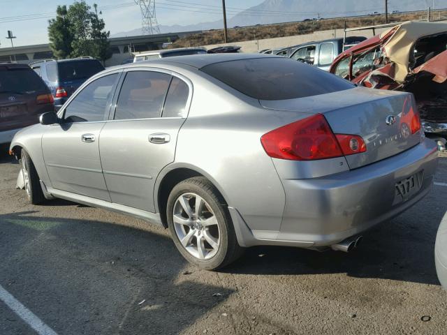 JNKCV51E66M508060 - 2006 INFINITI G35 GRAY photo 3