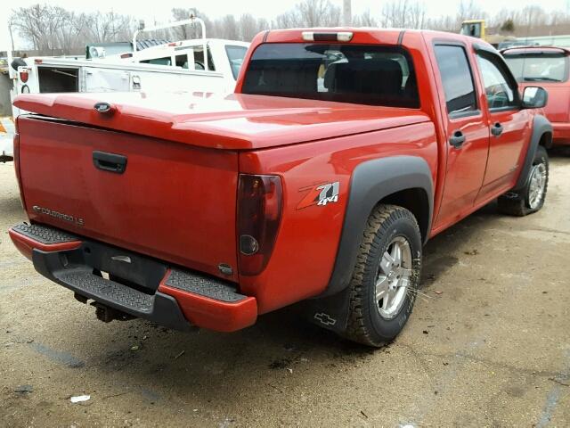 1GCDT136248112921 - 2004 CHEVROLET COLORADO RED photo 4