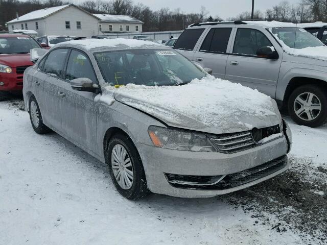 1VWAT7A31EC053466 - 2014 VOLKSWAGEN PASSAT S GRAY photo 1