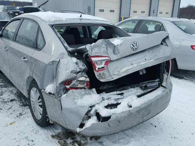 1VWAT7A31EC053466 - 2014 VOLKSWAGEN PASSAT S ნაცრისფერი ფოტო 9