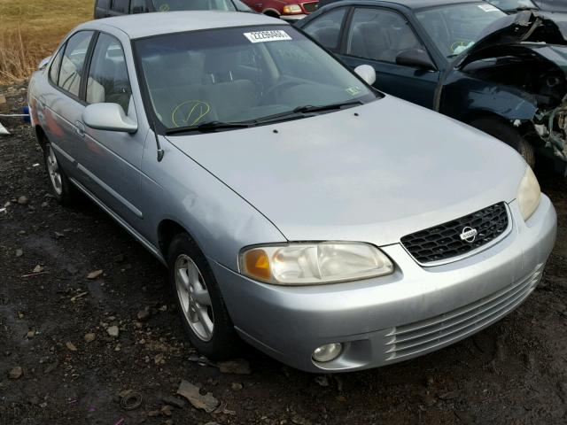 3N1CB51D52L591117 - 2002 NISSAN SENTRA XE SILVER photo 1