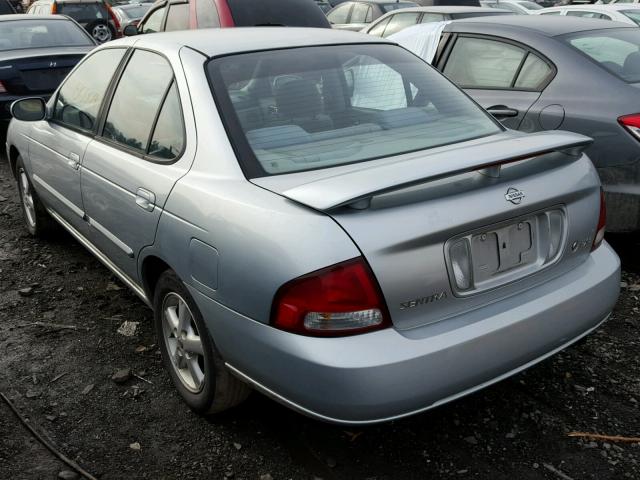 3N1CB51D52L591117 - 2002 NISSAN SENTRA XE SILVER photo 3