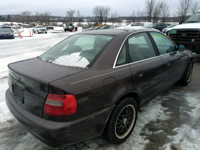 WAUED28D7WA247190 - 1998 AUDI A4 2.8 QUA BROWN photo 4