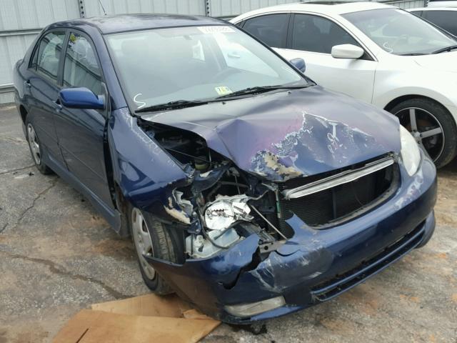 1NXBR32E93Z080870 - 2003 TOYOTA COROLLA CE BLUE photo 1