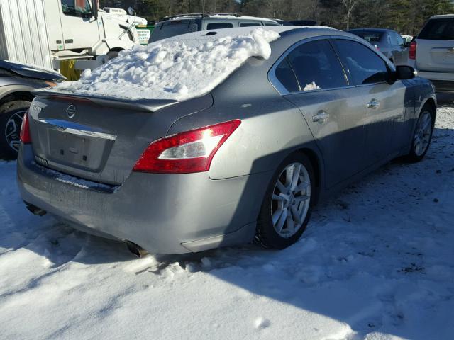 1N4AA51E79C830050 - 2009 NISSAN MAXIMA S GRAY photo 4