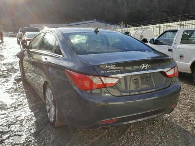 5NPEC4AC0DH531611 - 2013 HYUNDAI SONATA SE GREEN photo 3