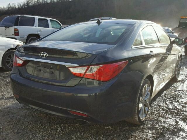 5NPEC4AC0DH531611 - 2013 HYUNDAI SONATA SE GREEN photo 4