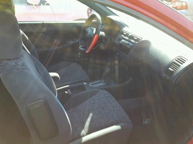 1HGEM220X2L044027 - 2002 HONDA CIVIC EX წითელი ფოტო 5