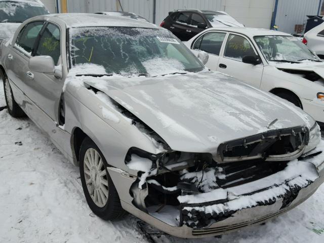 1LNHM81W63Y637873 - 2003 LINCOLN TOWN CAR E SILVER photo 1