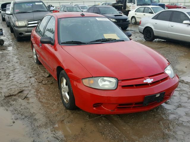 1G1JF54F937219249 - 2003 CHEVROLET CAVALIER L RED photo 1