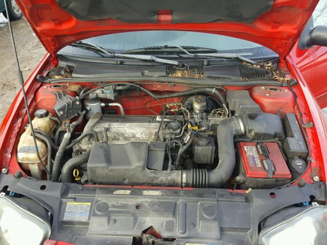 1G1JF54F937219249 - 2003 CHEVROLET CAVALIER L RED photo 7