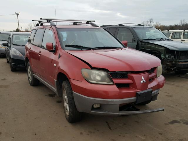 JA4LZ41G13U081135 - 2003 MITSUBISHI OUTLANDER RED photo 1