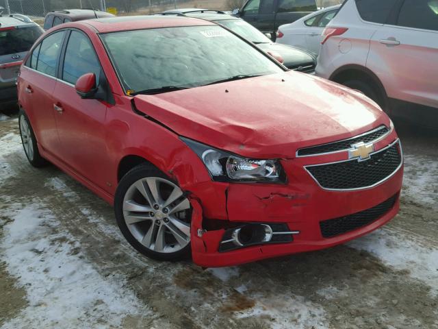 1G1PG5SB8E7387684 - 2014 CHEVROLET CRUZE LTZ RED photo 1