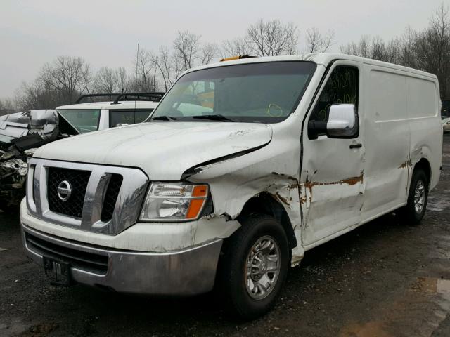 1N6BF0KY4EN109420 - 2014 NISSAN NV 1500 WHITE photo 2