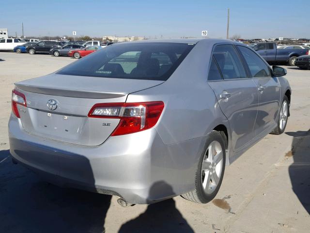 4T1BF1FK6EU430701 - 2014 TOYOTA CAMRY L SILVER photo 4