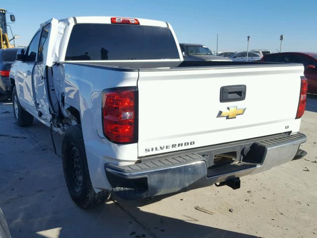 3GCUKREC0GG164521 - 2016 CHEVROLET SILVERADO WHITE photo 3