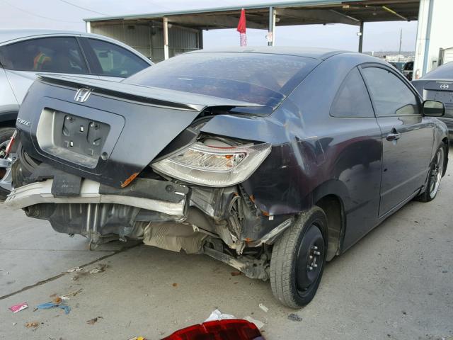 2HGFG1B65AH509335 - 2010 HONDA CIVIC LX GRAY photo 4