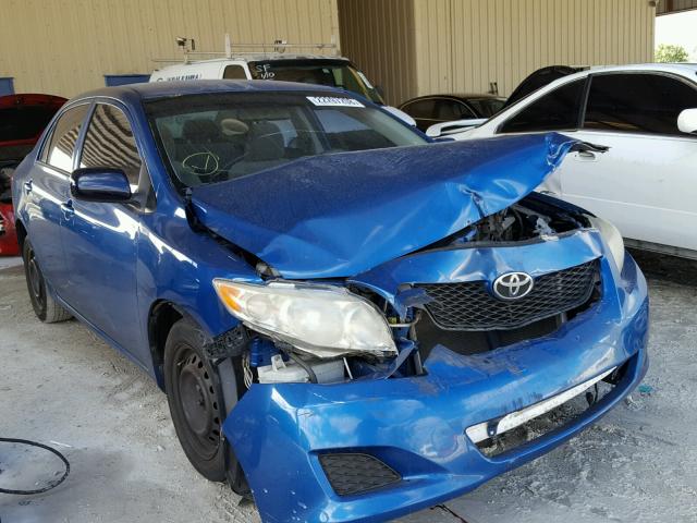 JTDBL40E899084516 - 2009 TOYOTA COROLLA BA BLUE photo 1