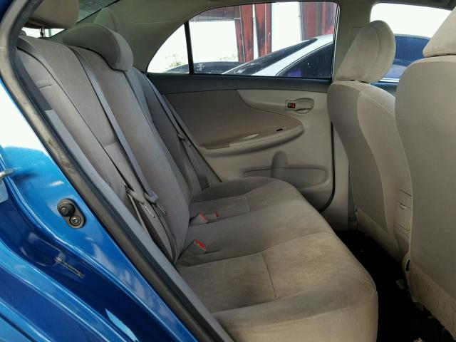 JTDBL40E899084516 - 2009 TOYOTA COROLLA BA BLUE photo 6