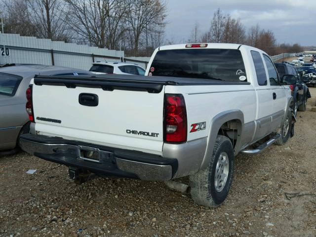 2GCEK19TX41132096 - 2004 CHEVROLET SILVERADO WHITE photo 4