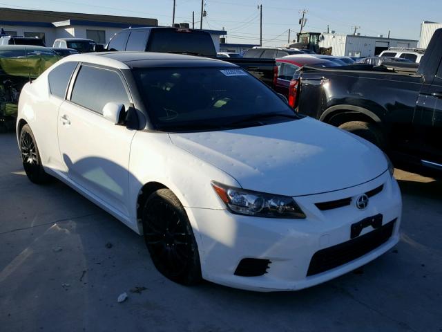 JTKJF5C76D3064209 - 2013 TOYOTA SCION TC WHITE photo 1