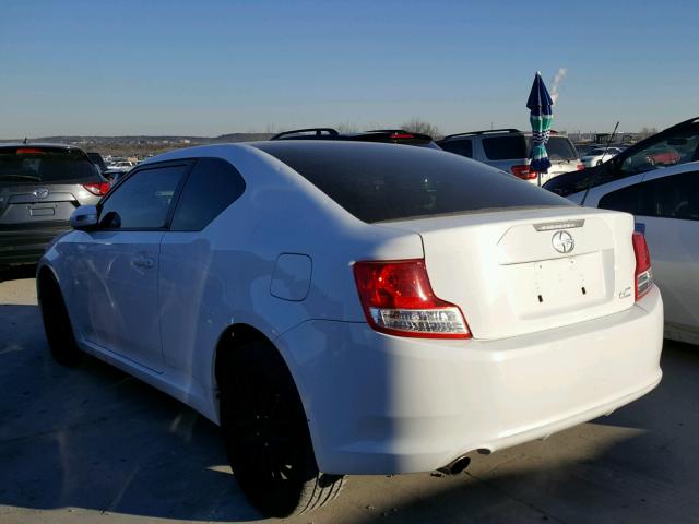 JTKJF5C76D3064209 - 2013 TOYOTA SCION TC WHITE photo 3