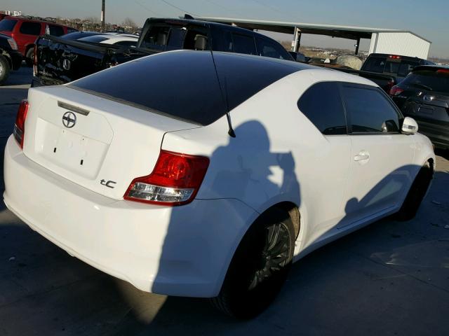 JTKJF5C76D3064209 - 2013 TOYOTA SCION TC WHITE photo 4