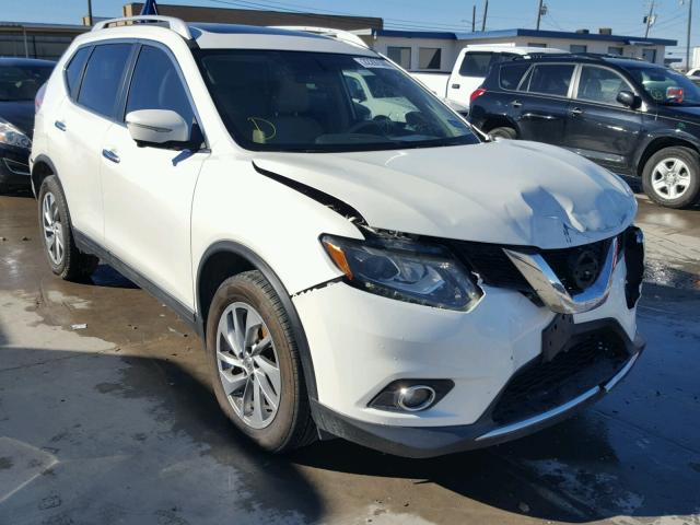 5N1AT2MV3FC760567 - 2015 NISSAN ROGUE S WHITE photo 1