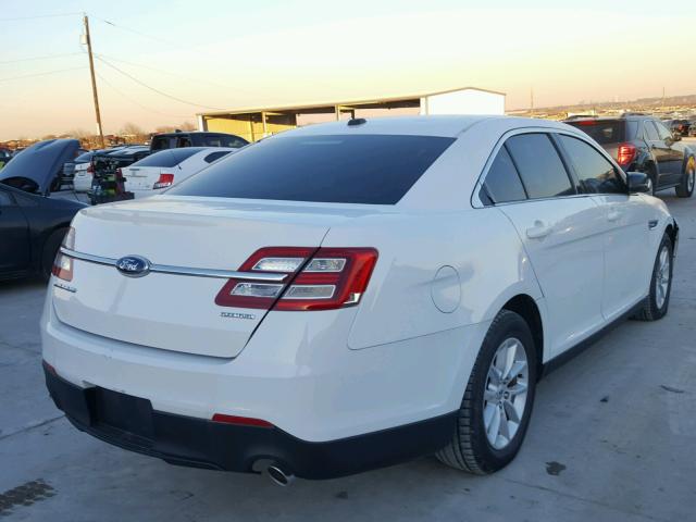 1FAHP2D88DG216899 - 2013 FORD TAURUS SE WHITE photo 4