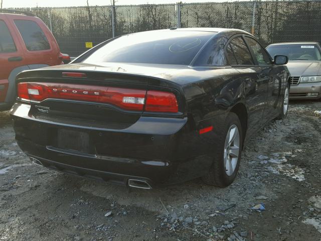 2C3CDXHG9DH502233 - 2013 DODGE CHARGER SX BLACK photo 4