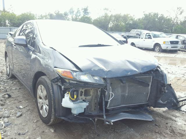 2HGFG3B52CH536952 - 2012 HONDA CIVIC LX SILVER photo 1