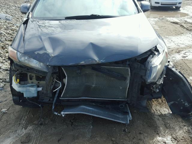 2HGFG3B52CH536952 - 2012 HONDA CIVIC LX SILVER photo 9