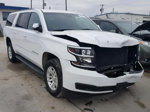 1GNSCHKC1GR355276 - 2016 CHEVROLET SUBURBAN C WHITE photo 1