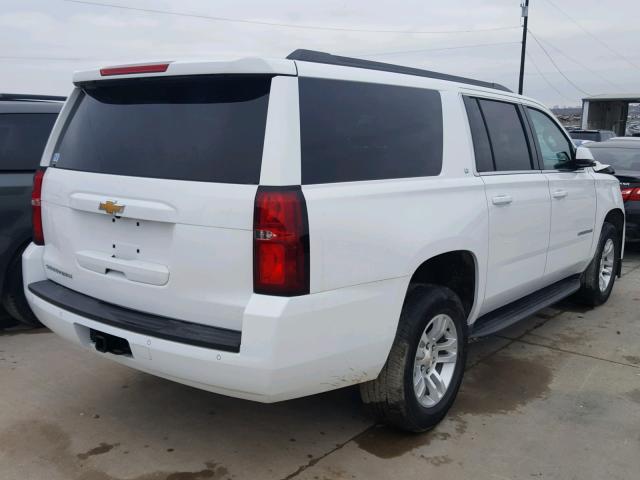 1GNSCHKC1GR355276 - 2016 CHEVROLET SUBURBAN C WHITE photo 4