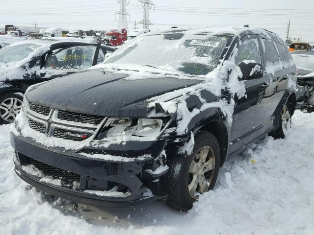 3D4PG4FB6BT514373 - 2011 DODGE JOURNEY EX BLACK photo 2