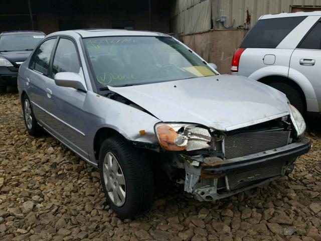 2HGES26792H589730 - 2002 HONDA CIVIC EX ვერცხლისფერი ფოტო 1