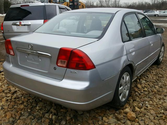 2HGES26792H589730 - 2002 HONDA CIVIC EX SILVER photo 4