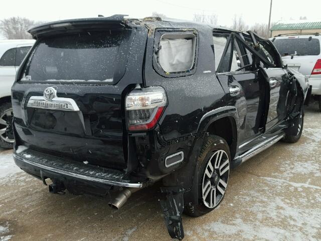 JTEBU5JR5G5402354 - 2016 TOYOTA 4RUNNER SR BLACK photo 4