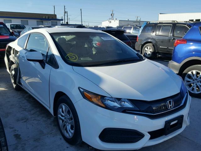 2HGFG3B54FH514293 - 2015 HONDA CIVIC LX WHITE photo 1