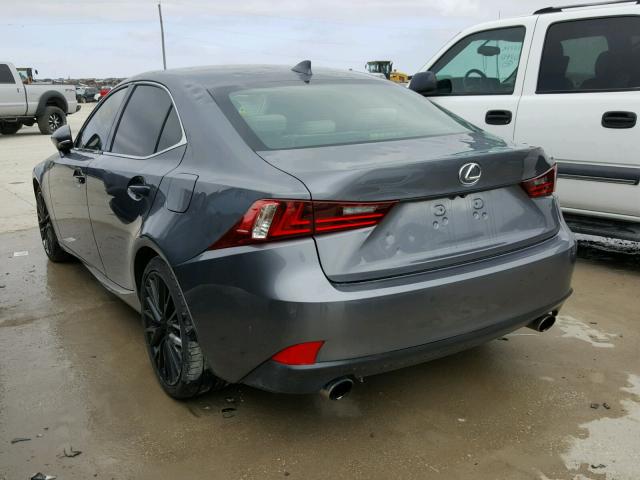 JTHBF1D24F5045039 - 2015 LEXUS IS 250 GRAY photo 3