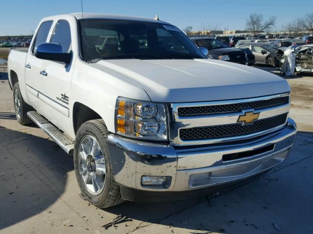 3GCPCSE05DG167238 - 2013 CHEVROLET SILVERADO WHITE photo 1